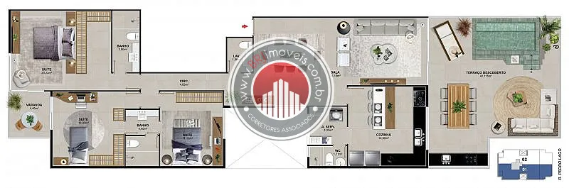 Imagem Apartamento a Venda no bairro Barra da Tijuca - Rio de Janeiro, RJ