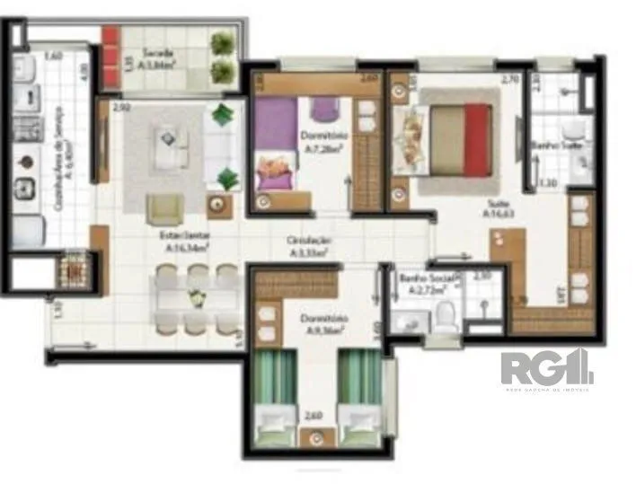 Imagem Apartamento em Santa Maria Goretti