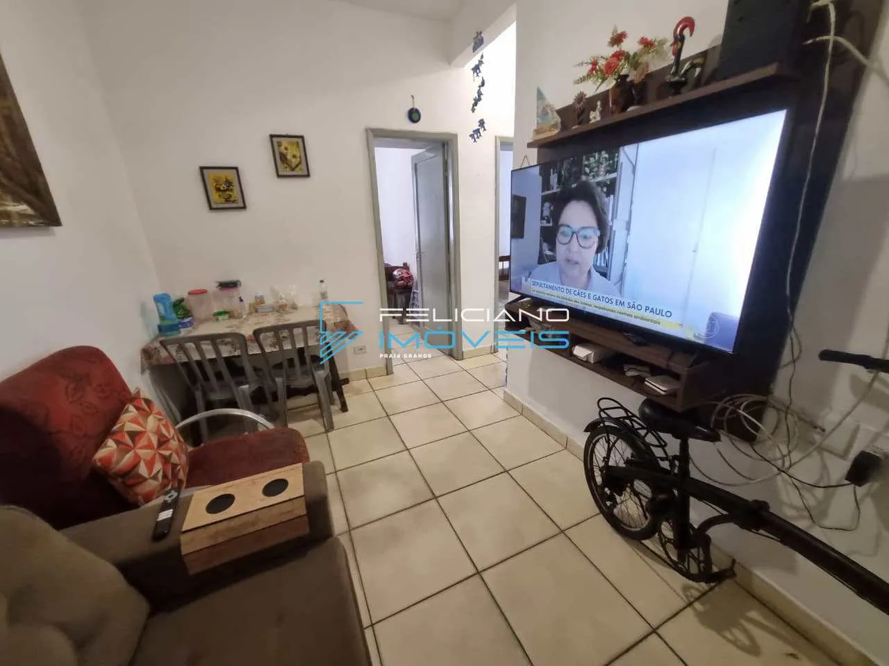 Imagem Apartamento com 2 quartos, Guilhermina, Praia Grande - R$ 298 mil, Cod: 7007
