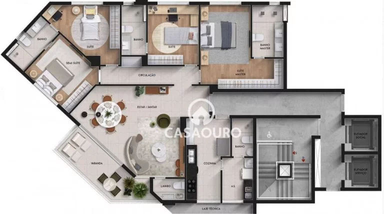 Imagem Apartamento com 4 quartos à venda, 140 m² - Savassi - Belo Horizonte/MG