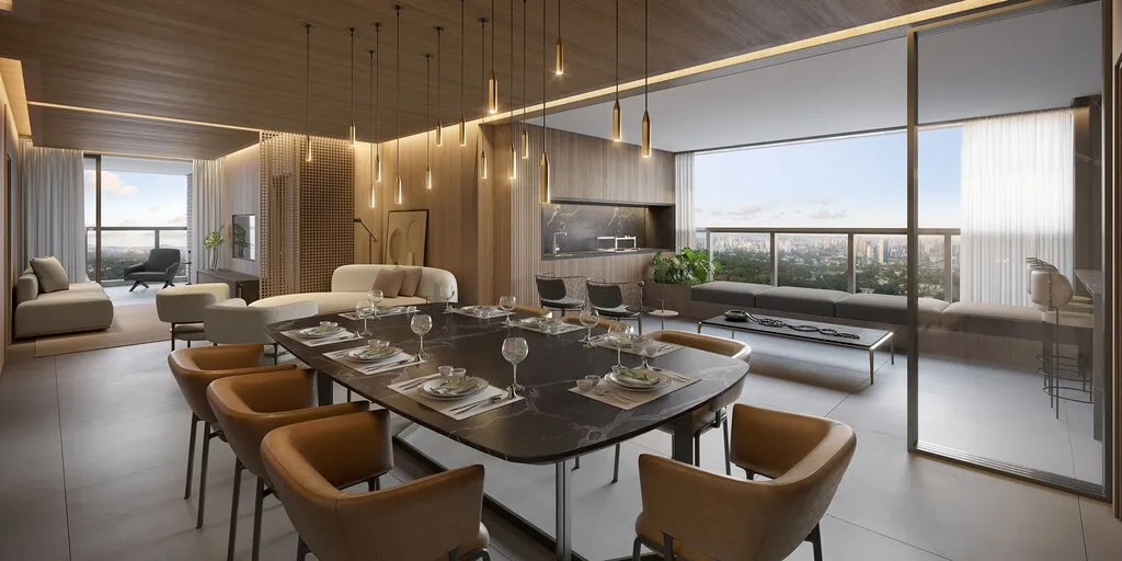 Imagem Área residencial em 44 mil m² de terreno, composta de 5 Torres de alto padrão, lazer completo, e ...