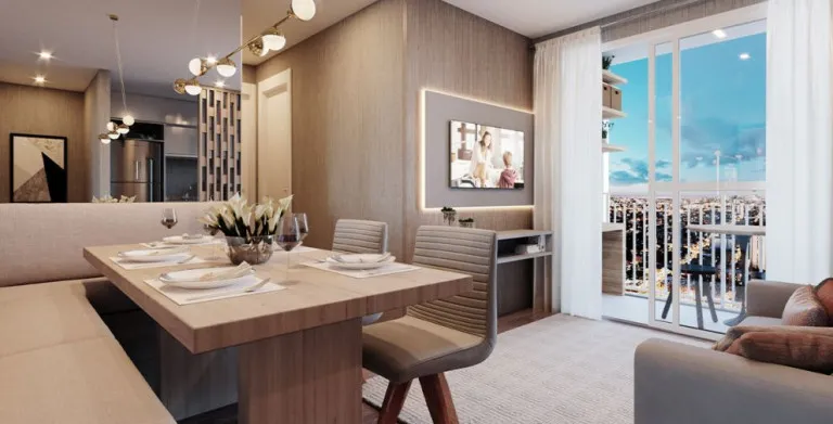 Imagem Apartamento com 2 Quartos à Venda, 46 m² em Campininha - São Paulo