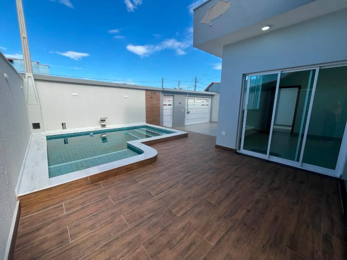 Imagem CASA NOVA ISOLADA LADO PRAIA 3 DORM COM PISCINA FINANCIAMENTO BANCARIO NO JAMAICA EM ITANHAEM