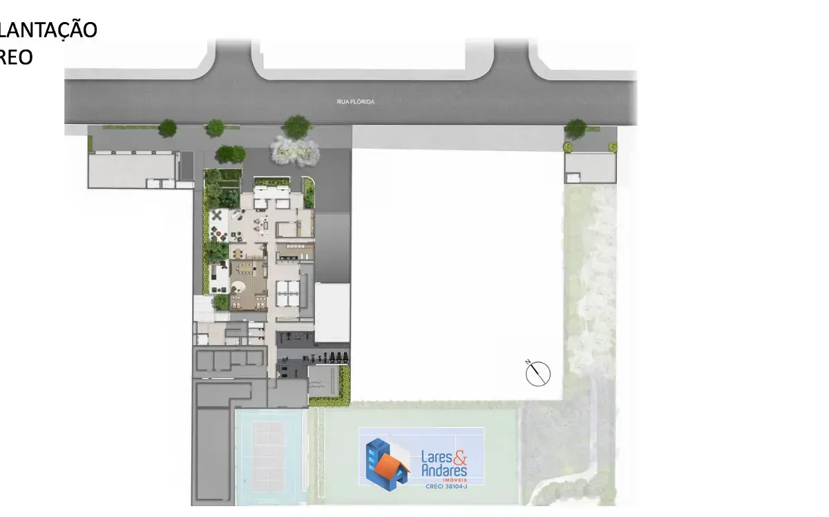 Imagem Apartamento para venda em Cidade Monções com 1 quarto, sendo 1 suíte, 33m²