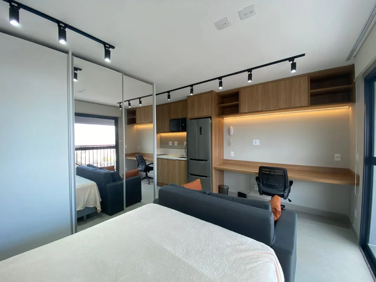 Imagem Apartamento com 1 Quarto para alugar, 27m² - Vila Mariana