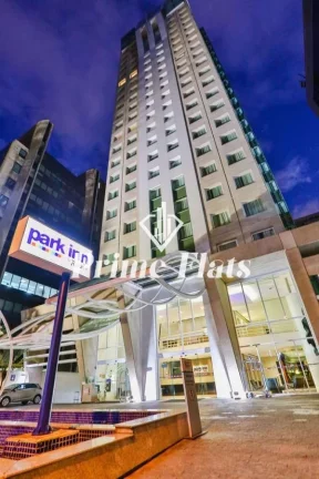 Imagem Flat disponível para venda no Park Inn by Radisson Berrini no Brooklin Novo, com 28m², 1 dormitório e 1 vaga de garagem
