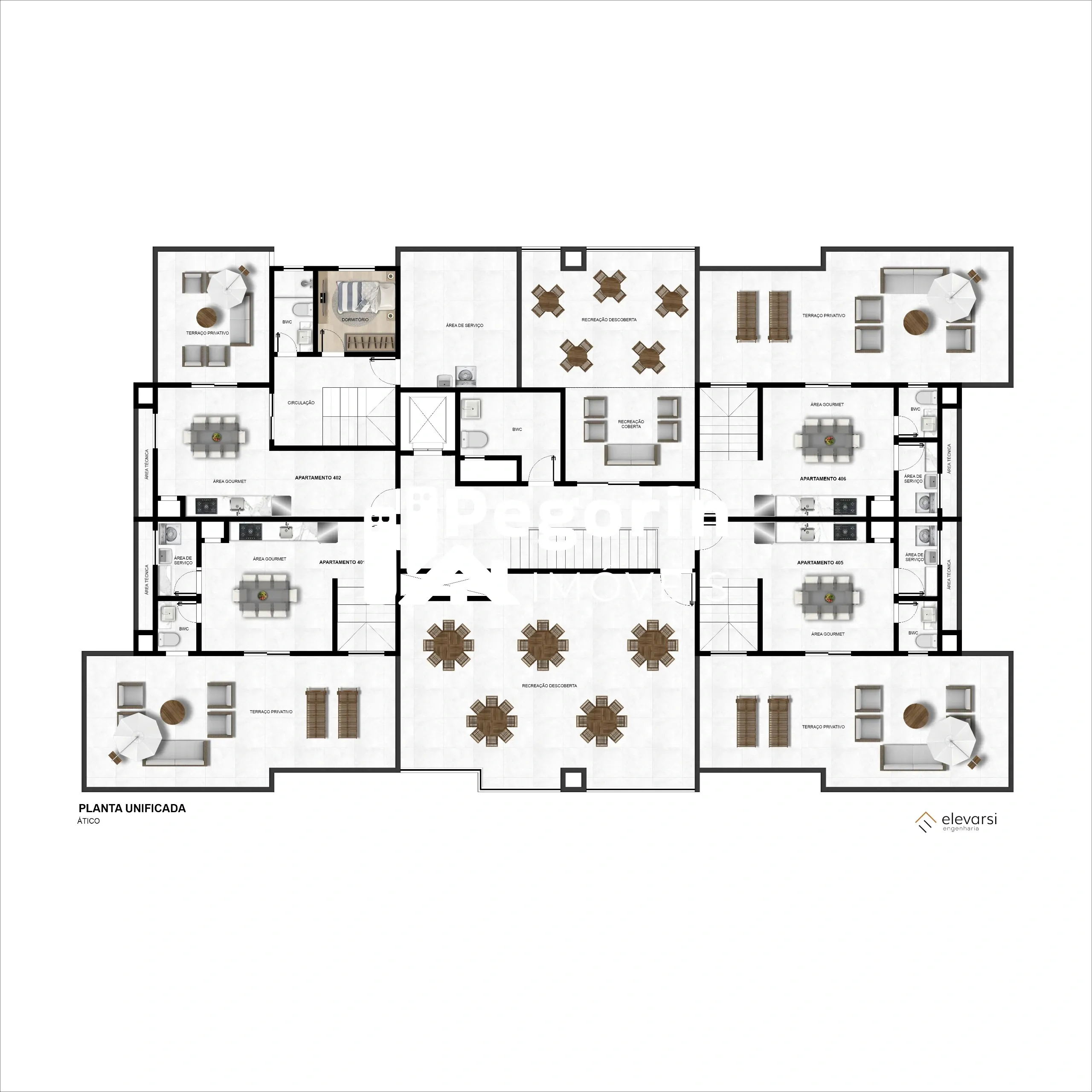 Imagem Apartamento à venda com 3 quartos e churrasqueira em Centro, Pinhais