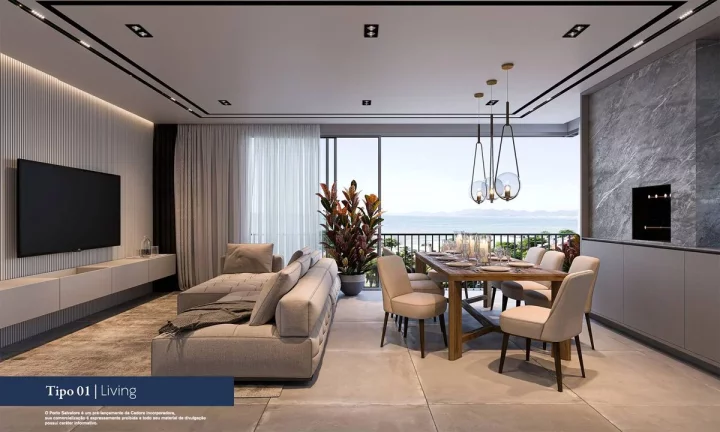 Imagem Apartamento com 3 quartos, Perequê - Porto Belo