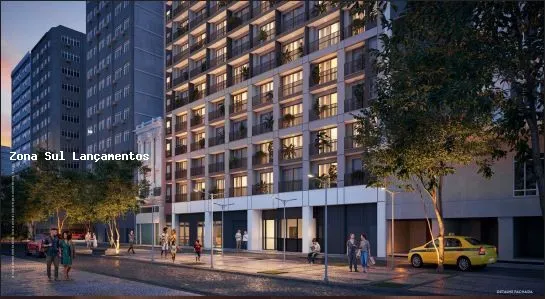 Imagem QStudios Rua da Quitanda 23 · Lançamento 2026 · A partir de R$ 349 mil · Centro do Rio