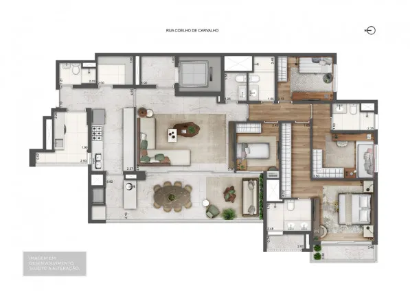 Imagem Apartamento com 4 Quartos à Venda, 180 m²em Alto da Lapa - São Paulo