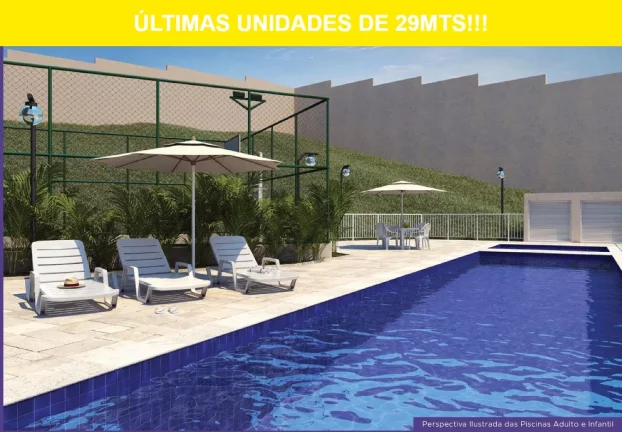 Foto do imóvel CURSINO | 1 dormitório | Sacada | 29mts | Lazer com piscina ! em RUA PROFESSOR ARTUR PRIMAVESI