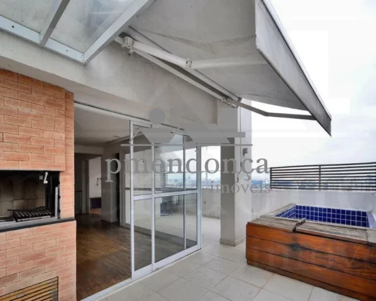 Imagem Linda Cobertura duplex com 245m² em rua tranquila do Alto de Pinheiros.