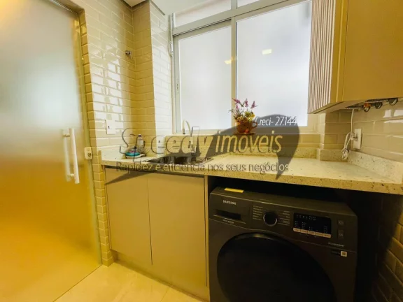 Imagem Apartamento em Santos, na orla da praia com vista mar