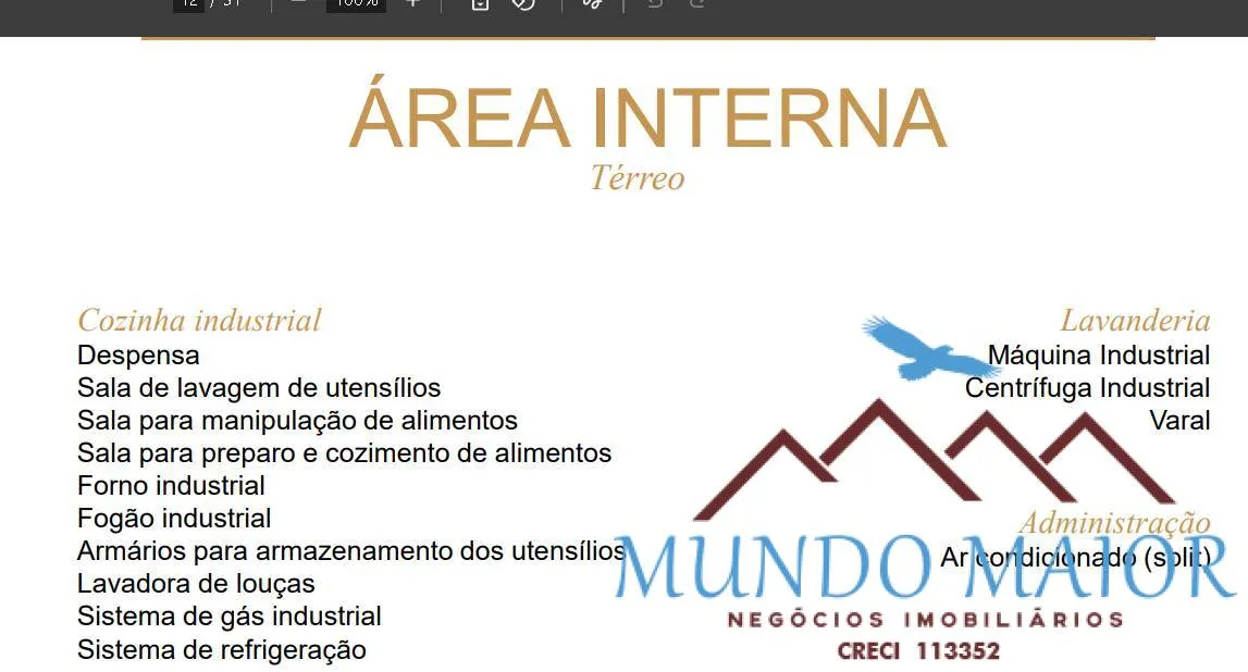 Imagem Prédio Comercial Pronto para Renda - 2.227m² - Curvelo/MG-Infraestrutura !