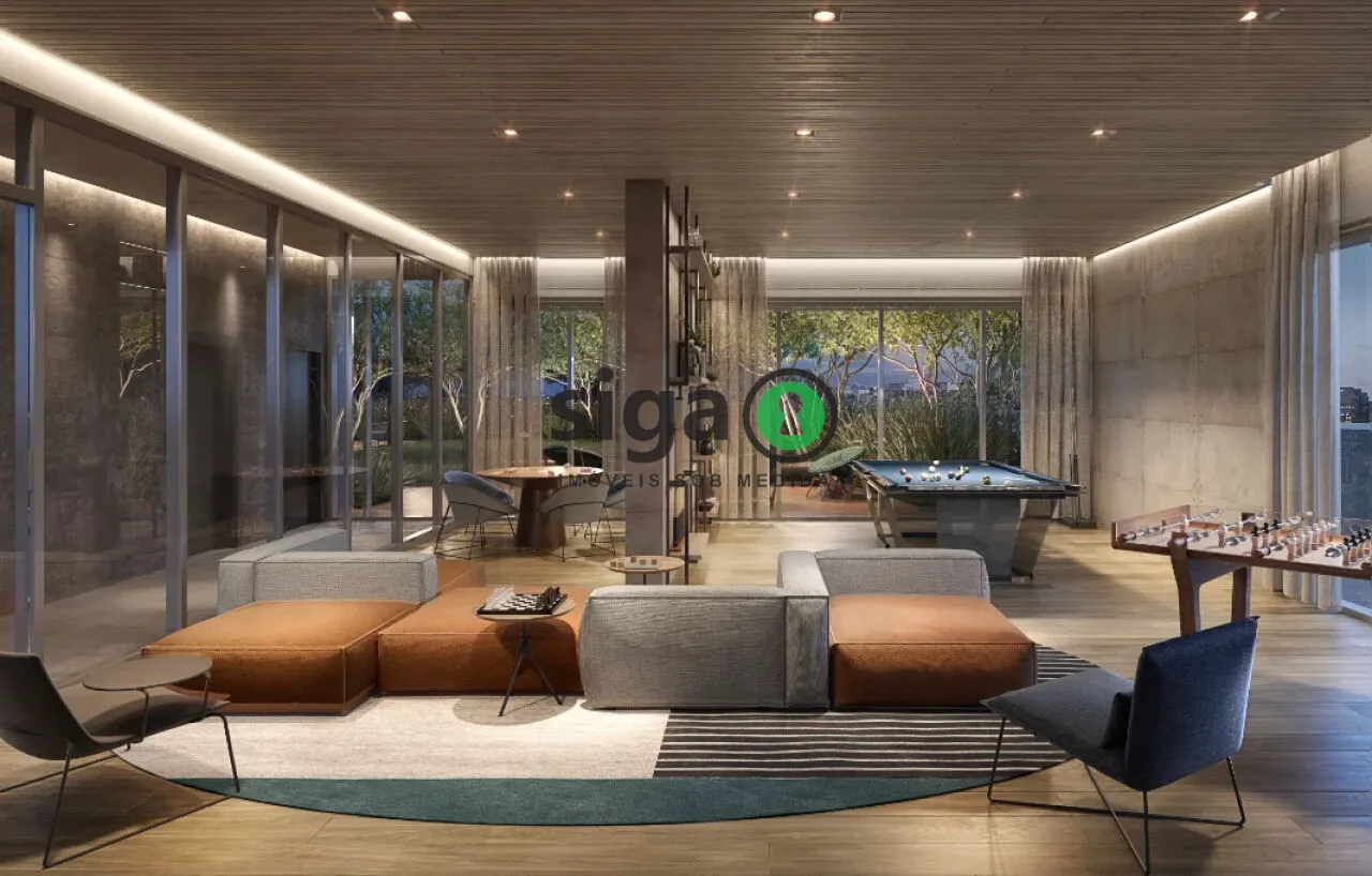 Imagem Studio 36m² perfeito para investir ou morar na Vila Olímpia com 1 Vaga e Lazer Completo - Funchal