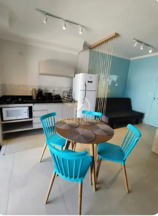 Imagem STUDIO MOBILIADO A VENDA COM VARANDA GOURMET NA PRAIA DO PEREQUÊ-AÇÚ À 5 MINUTOS DO CENTRO