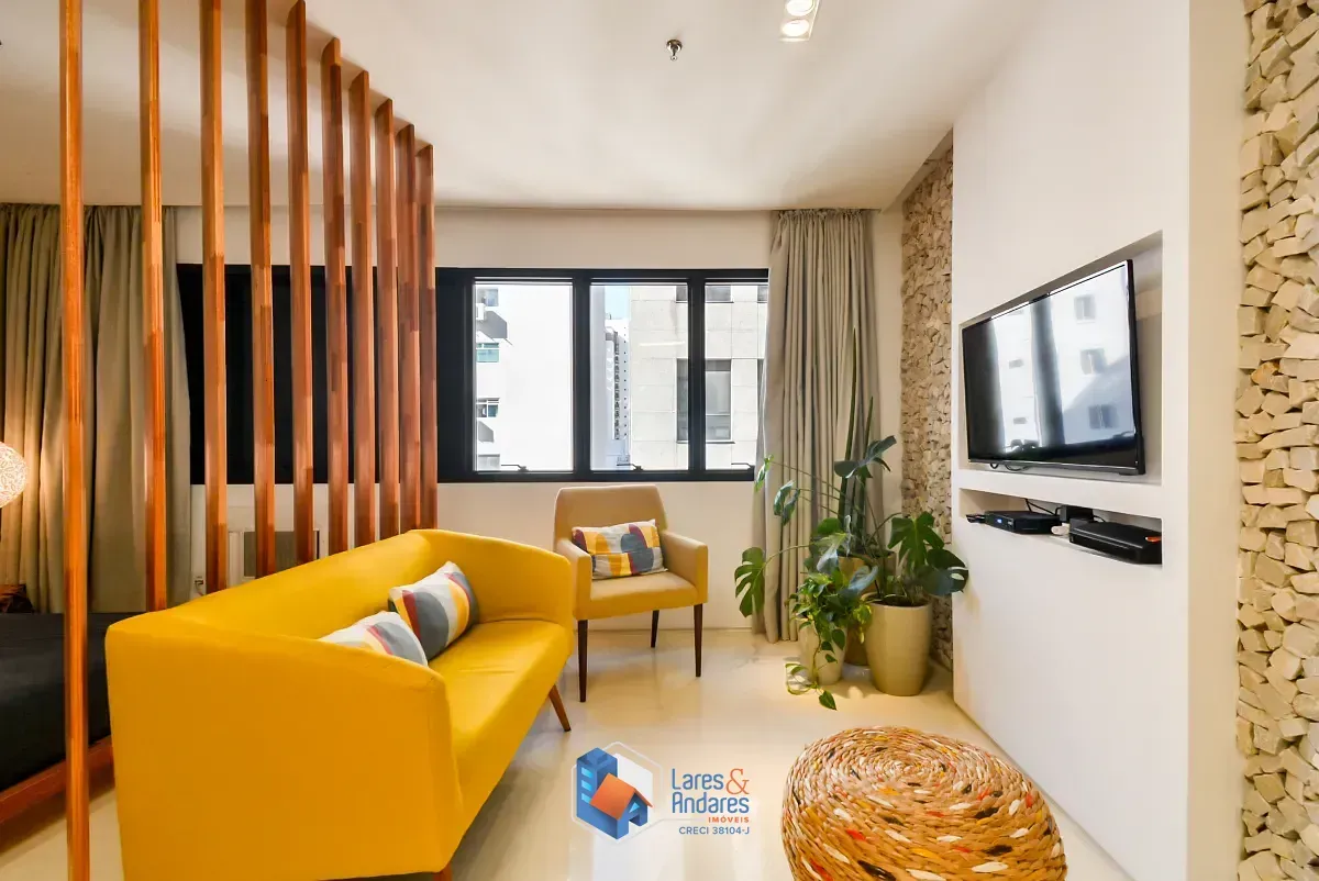 Imagem Apartamento para venda em Itaim Bibi com 1 quarto, 29m²