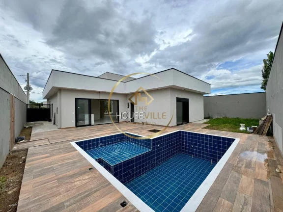 Imagem Casa Térrea, 3 dormitórios ( 1 suíte), 2 vagas, Ecopark Bourbon , Caçapava