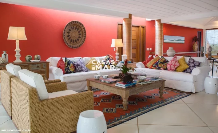 Imagem Casa Frente Mar para Temporada em Armação dos Búzios / RJ no bairro Praia Rasa