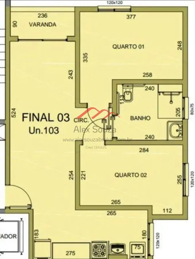 Imagem Apartamento para Venda em Hortolândia, Vila São Pedro, 2 dormitórios, 1 banheiro, 1 vaga