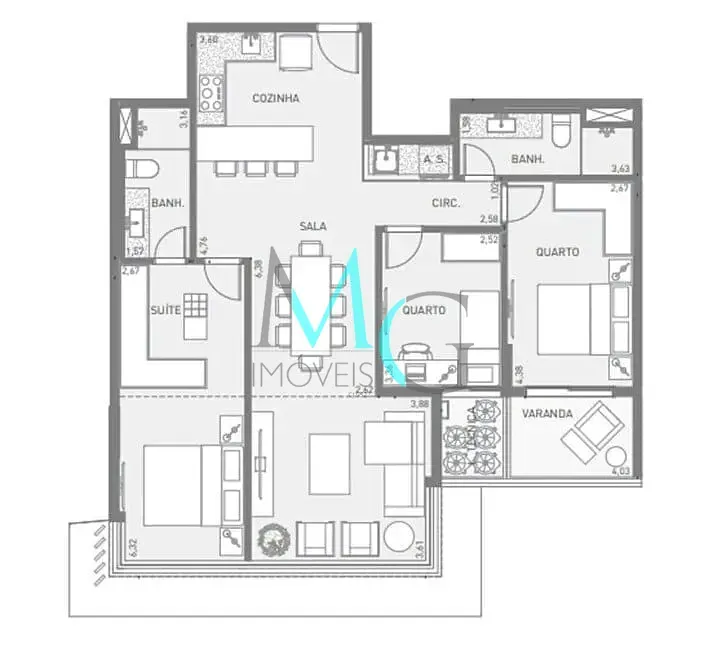 Imagem Cobertura Duplex à venda 3 Quartos 3 Suites 3 Vagas 265.9M² Barra da Tijuca Rio de Janeiro - RJ | Signature