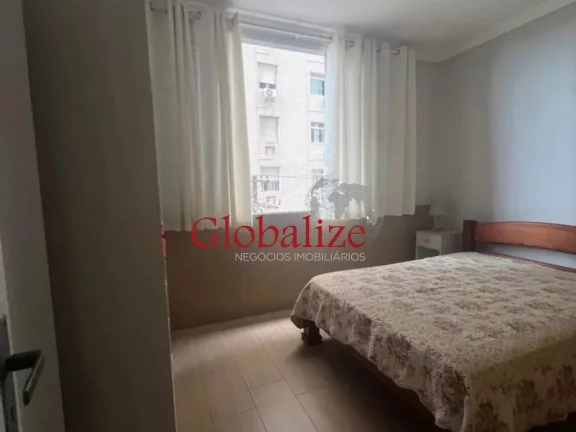 Imagem Apartamento á venda com 67m², 1 quarto, vada de garagem , frente mar por R$535.000,00 na Pompéia em Santos