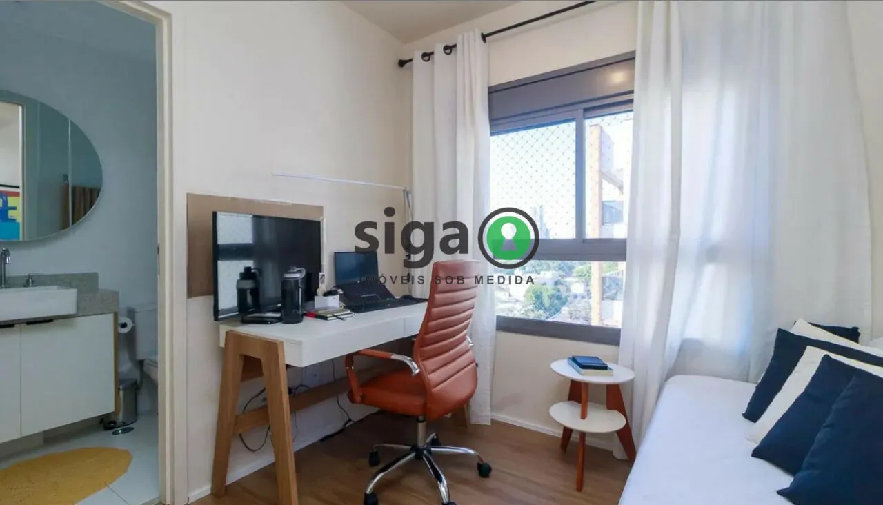 Imagem Apartamento mobiliado com 3 dormitórios e lazer completo no Brooklin.