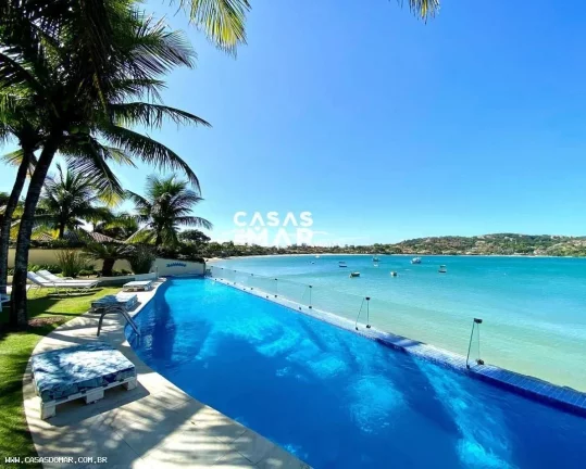 Imagem Imperdível casa frente mar à venda em Búzios-RJ, bairro Ferradura: 6 quartos, 6 suítes, 3 salas, 9 banheiros, 7 vagas, 880m².