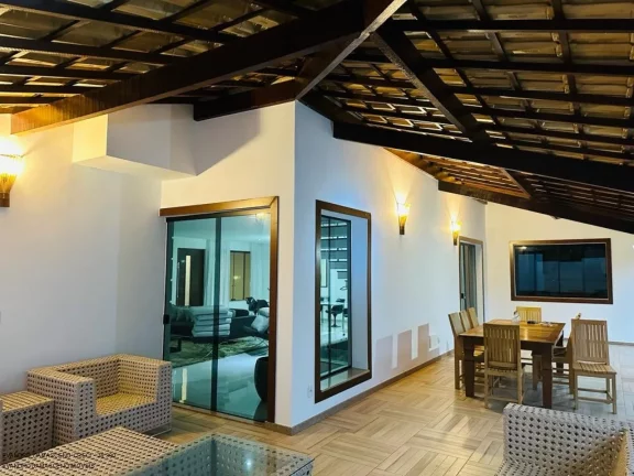 Imagem Casa de alto padrão em condomínio para locação em Catu de Abrantes, Camaçari-BA: 5 quartos, 5 suítes, 3 salas, 1 banheiro, 4 vagas, 500m².