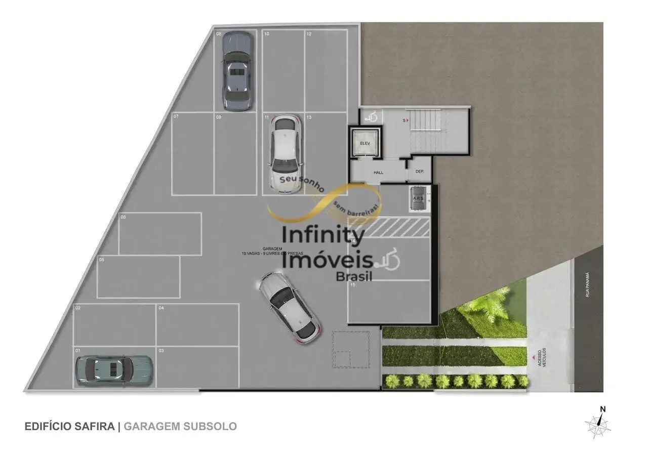 Imagem Safira - Apartamento à venda no bairro Sion - Belo Horizonte/MG