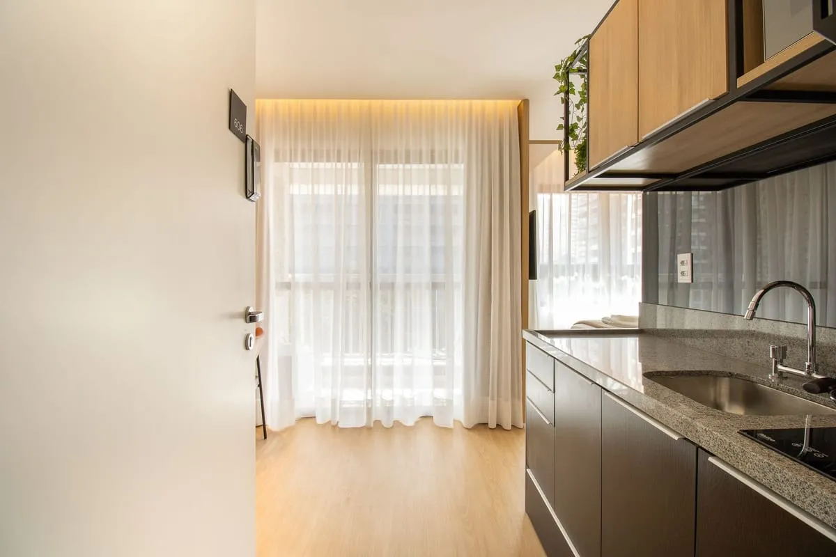 Imagem Apartamento com 1 Quarto para alugar, 24m² - Pinheiros