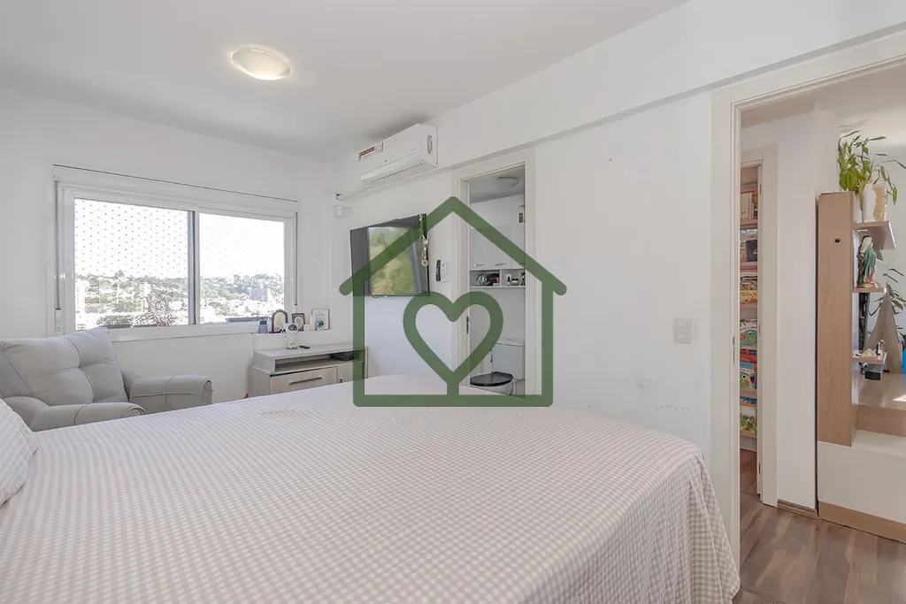 Imagem Este apartamento com living estendido se destaca pela perfeita integração dos ambientes, acabament...