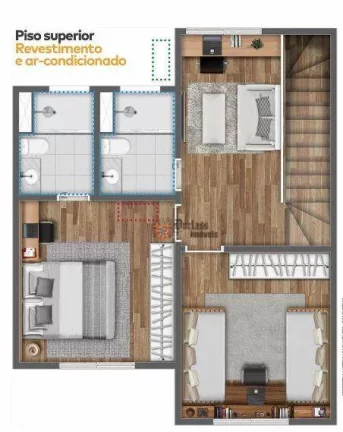 Imagem Sobrado com 2 dormitórios à venda, 89 m² por R$ 470.000,00 - Ponte Nova - Extrema/MG