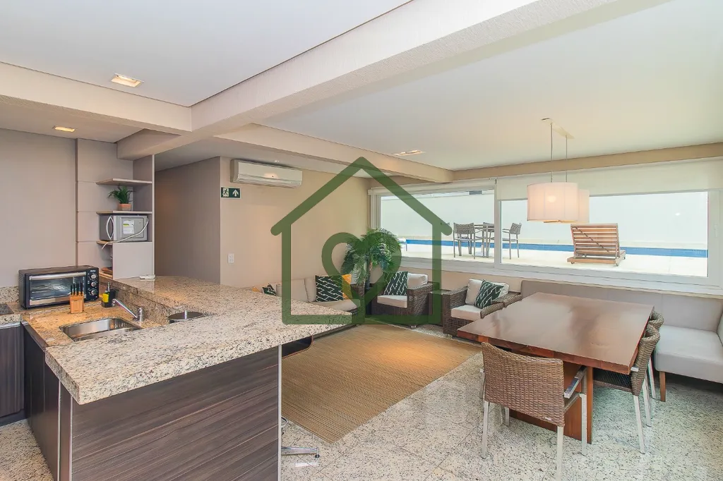 Imagem Apartamento com 123mÂ² de Ã¡rea privativa, 3 dormitÃ³rios, sendo 1 suÃ­te, e 2 vagas no bairro PetrÃ...