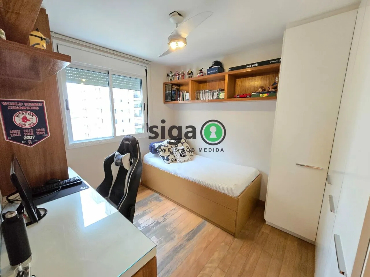 Imagem Apartamento à venda no Brooklin | 218m² | 3 suítes + home office | Varanda envidraçada | Alto padrão