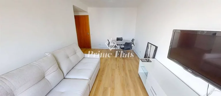 Imagem Flat disponível para locação no Condomínio Prive Cidade Jardim, com 55m², 1 dormitório e 1 vaga