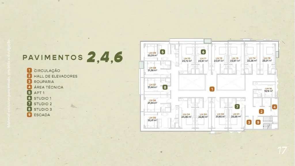 Imagem Flat à venda, 37 m² por R$ 585.465,00 - Cabo Branco - João Pessoa/PB