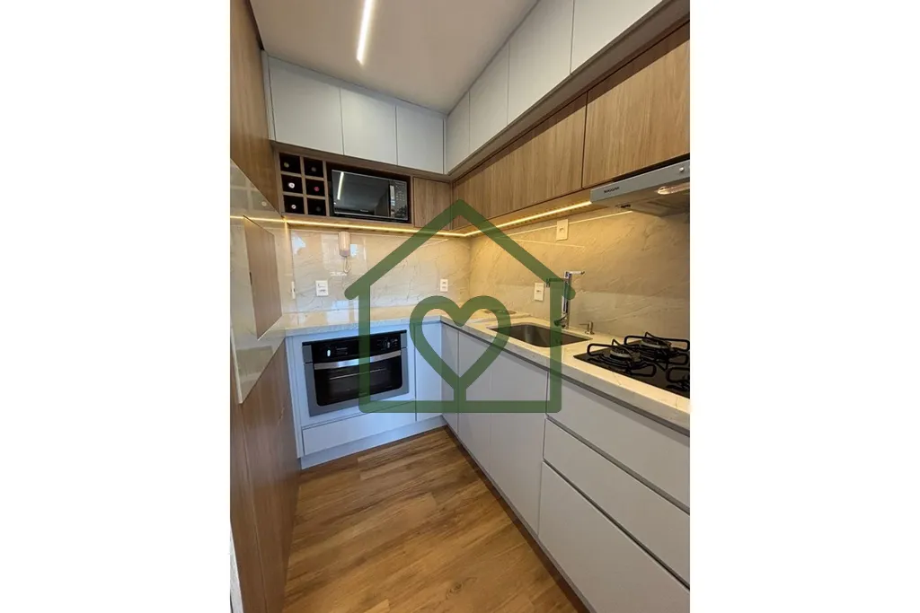 Imagem Excelente apartamento andar alto, 2 dormitórios com sacada, churrasqueira andar alto, 72m2, semi mo...