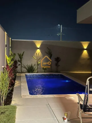 Imagem Casa térrea,3 dormitórios(1 suíte), 4 vagas, Cond. Veredas dos Campos, SJC