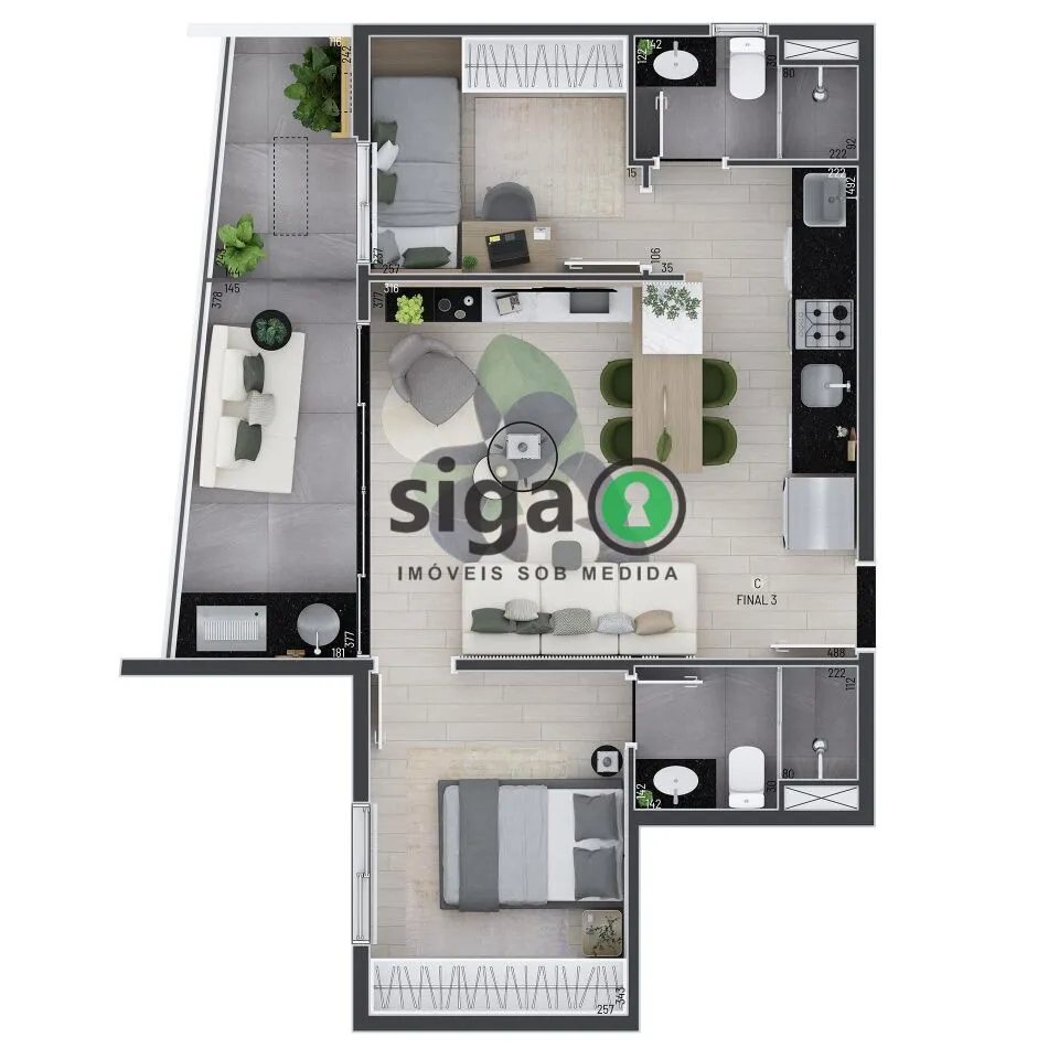 Imagem Trend Vila Madalena: 59m² na melhor localização da Zona Oeste de São Paulo