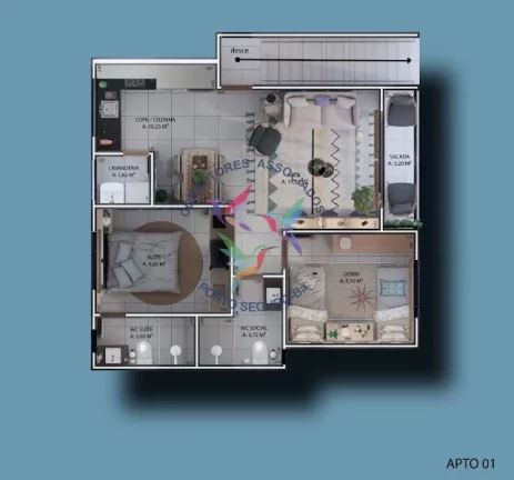 Imagem LANÇAMENTO IMOBILIÁRIO A 400 M DA PRAIA DE TAPERAPUAN