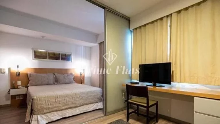 Imagem Flat disponível para venda no Meliá Ibirapuera, com 27m², 1 dormitório e 1 vaga