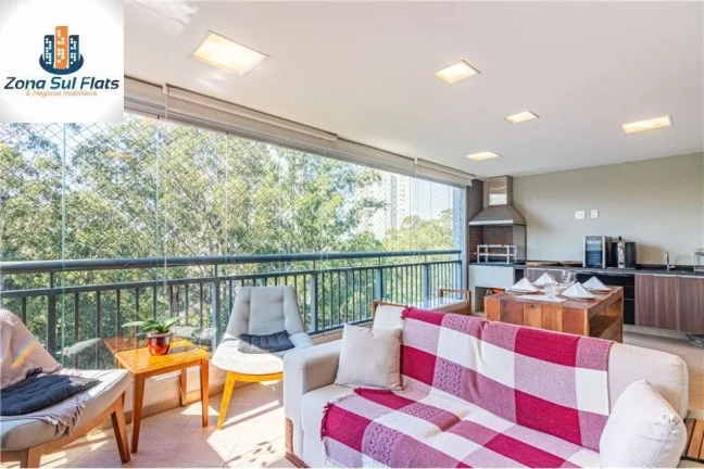Imagem Apartamento à Venda Na Vila Andrade Com 3 Suítes, 2 Vagas e Varanda Gourmet
