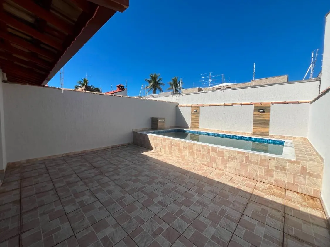 Imagem CASA NOVA COM PISCINA 2 DORM SENDO 1 SUITE MINHA CASA MINHA VIDA FINANCIAMENTO BANCARIO BALNEARIO TUPY ITANHAEM