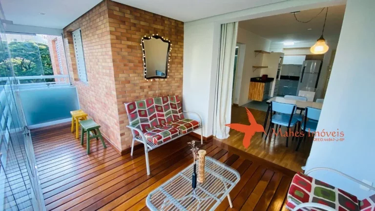 Imagem Apartamento mobiliado para locação na Consolação, São Paulo-SP: 2 quartos, 1 suíte, 2 salas, 1 banheiro, 1 vaga, 80m². Encontre seu novo lar!