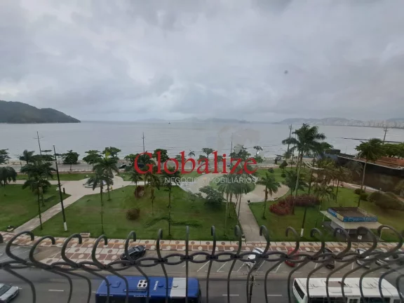 Imagem Apartamento à venda com 195m², 3 quartos, 1 suíte, closet, frente Mar por R$2.200,00 na Ponta da Praia em Santos