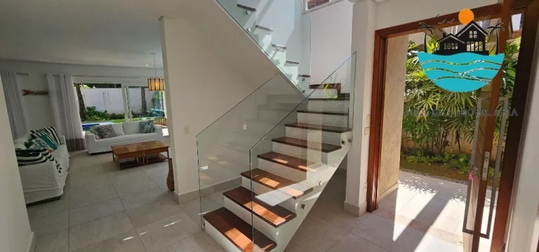 Imagem Comprar casa em Juquehy - av. da praia, canto direito, 30m da praia, 5 suítes, piscina, churrasqueira, 4 vagas, 394m² de construção | Juquehy Imobil