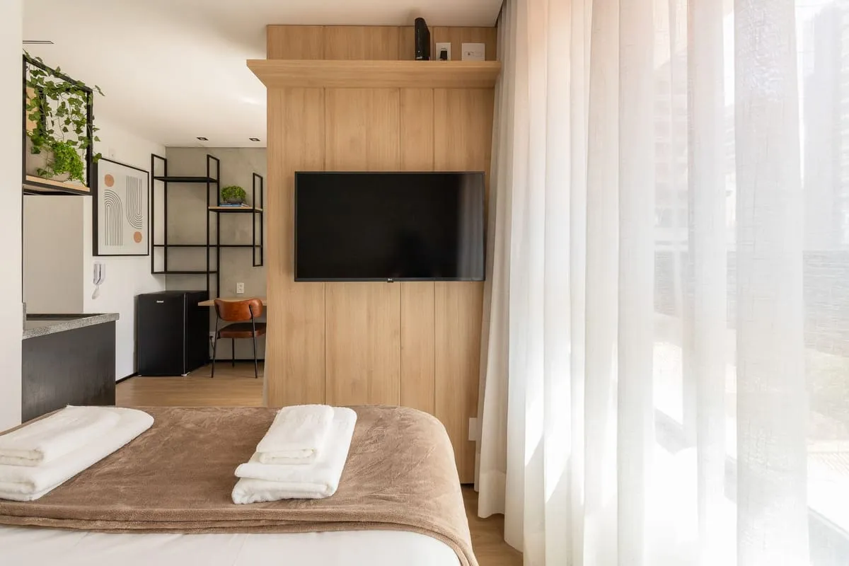 Imagem Apartamento com 1 Quarto para alugar, 24m² - Pinheiros