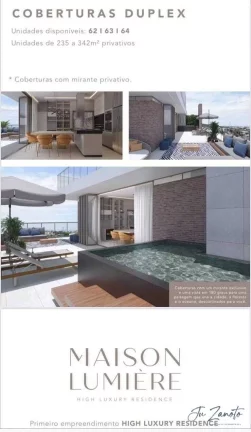 Imagem MAISON LUMIERE - 2 Últimas Unidades Disponíveis - APTO TIPO