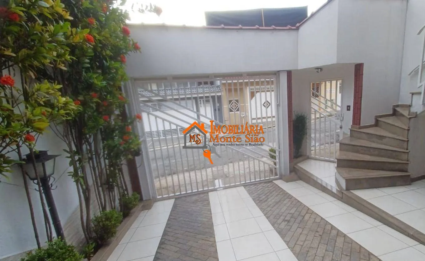 Foto do imóvel Sobrado com 3 dormitórios, 289 m² - venda por R$ 1.500.000 ou aluguel por R$ 8.100/mês - Vila Rosália - Guarulhos/SP
